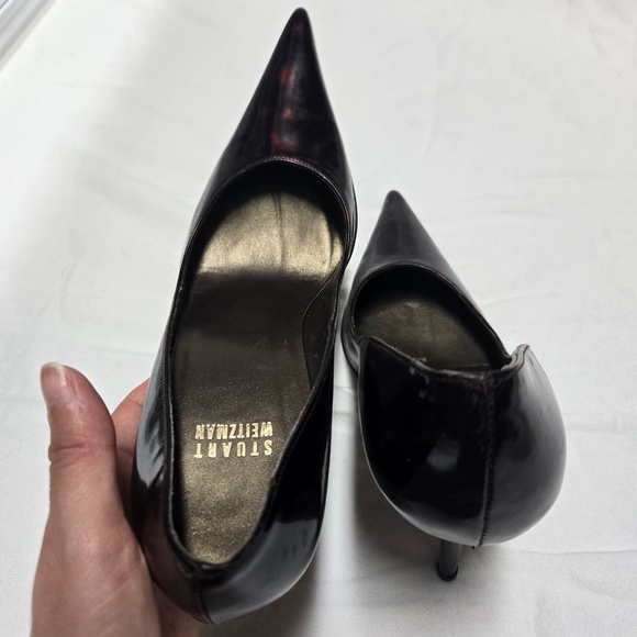 Stuart Weitzman Black & Brown Tortoiseshell Heels